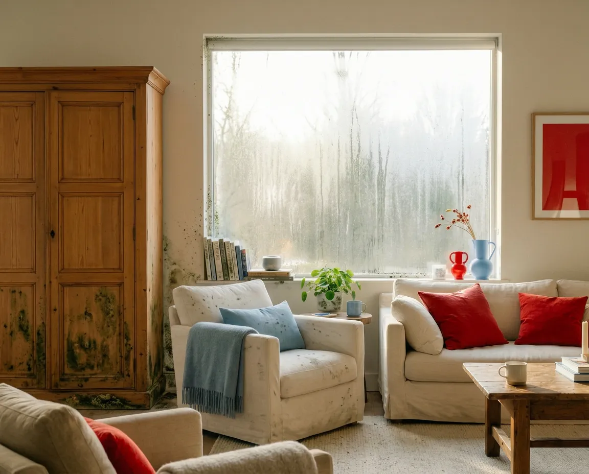 Mur avec humidité à Bidart